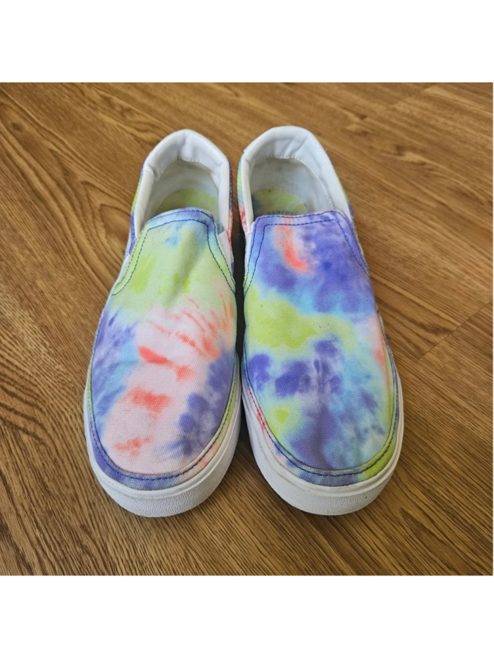 Nike Court Legacy Slip On Tie Dye Sneakers Bright Womens 8.5